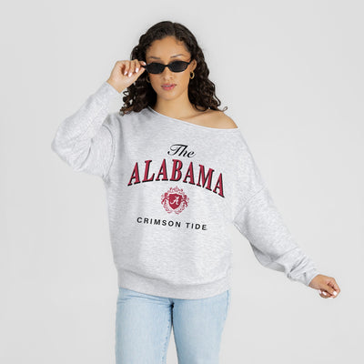 ALABAMA CRIMSON TIDE OFFSIDES ENERGY RELAXED OFF-SHOULDER TOP